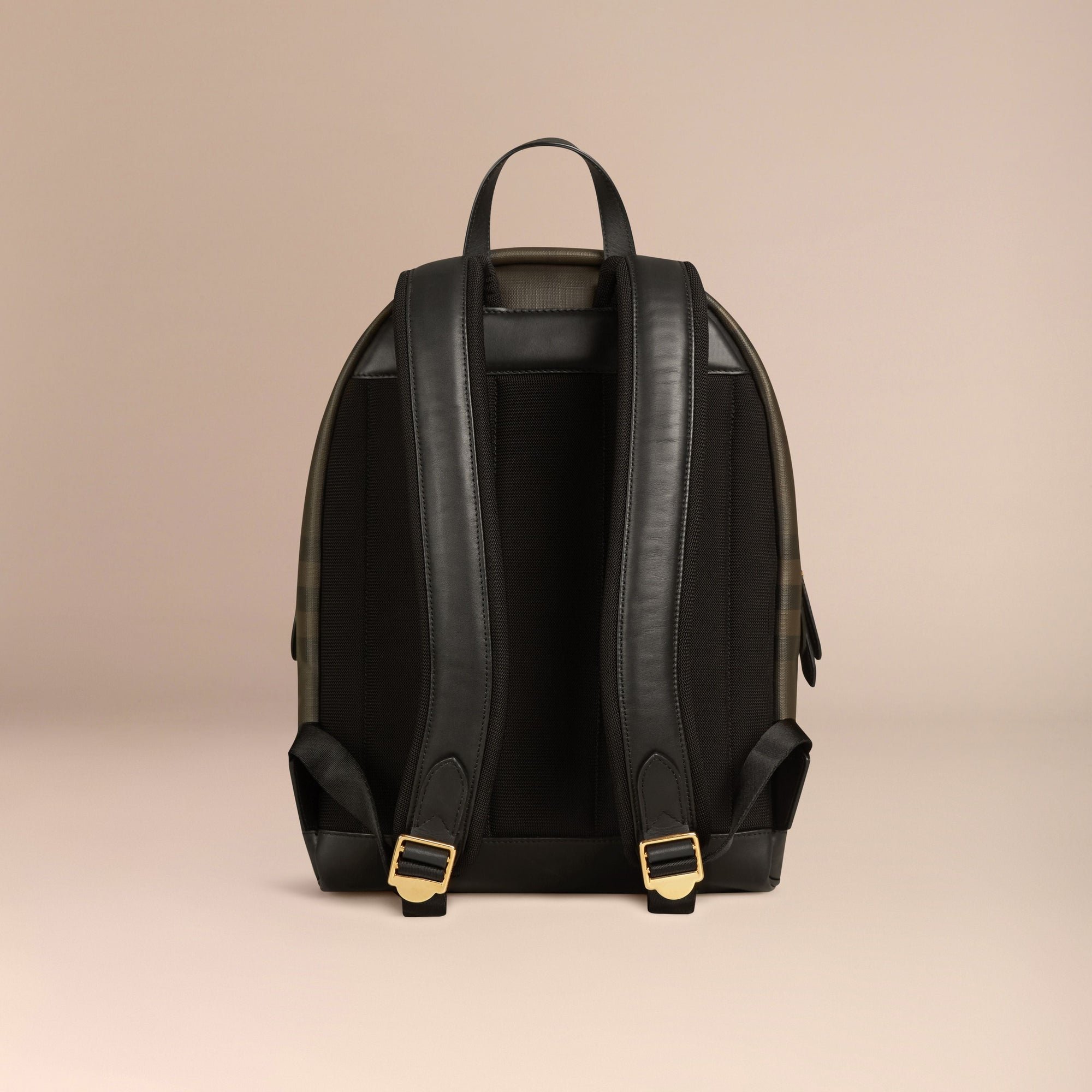Sac à dos à motif London check - Chocolate & Black