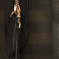 Sac à dos à motif London check - Chocolate & Black