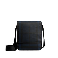 Sac à bandoulière à motif Smoked check - Navy & Black