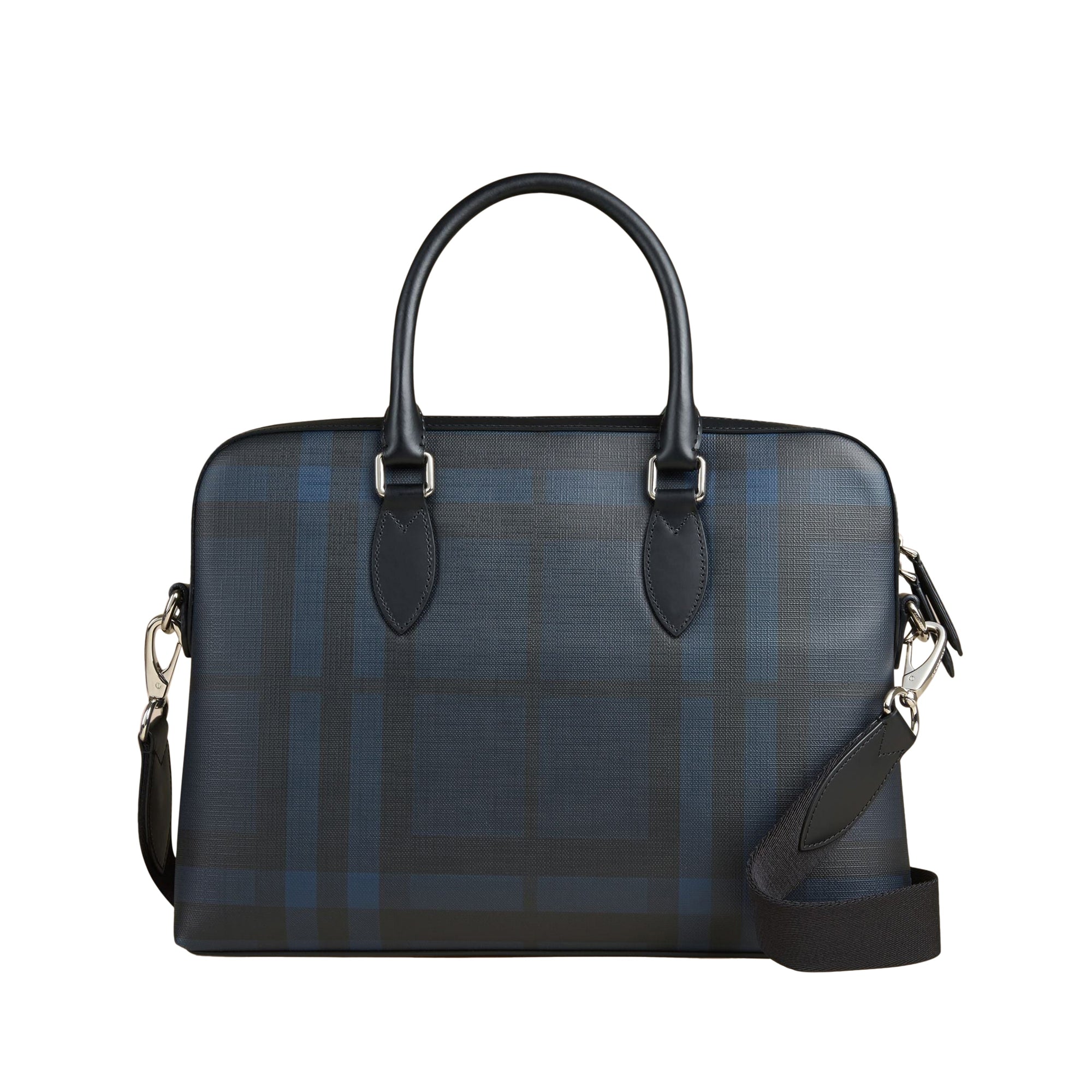 Sac The Barrow à motif London check - Navy & Black