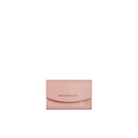 Porte-cartes en cuir London - Pale Orchid