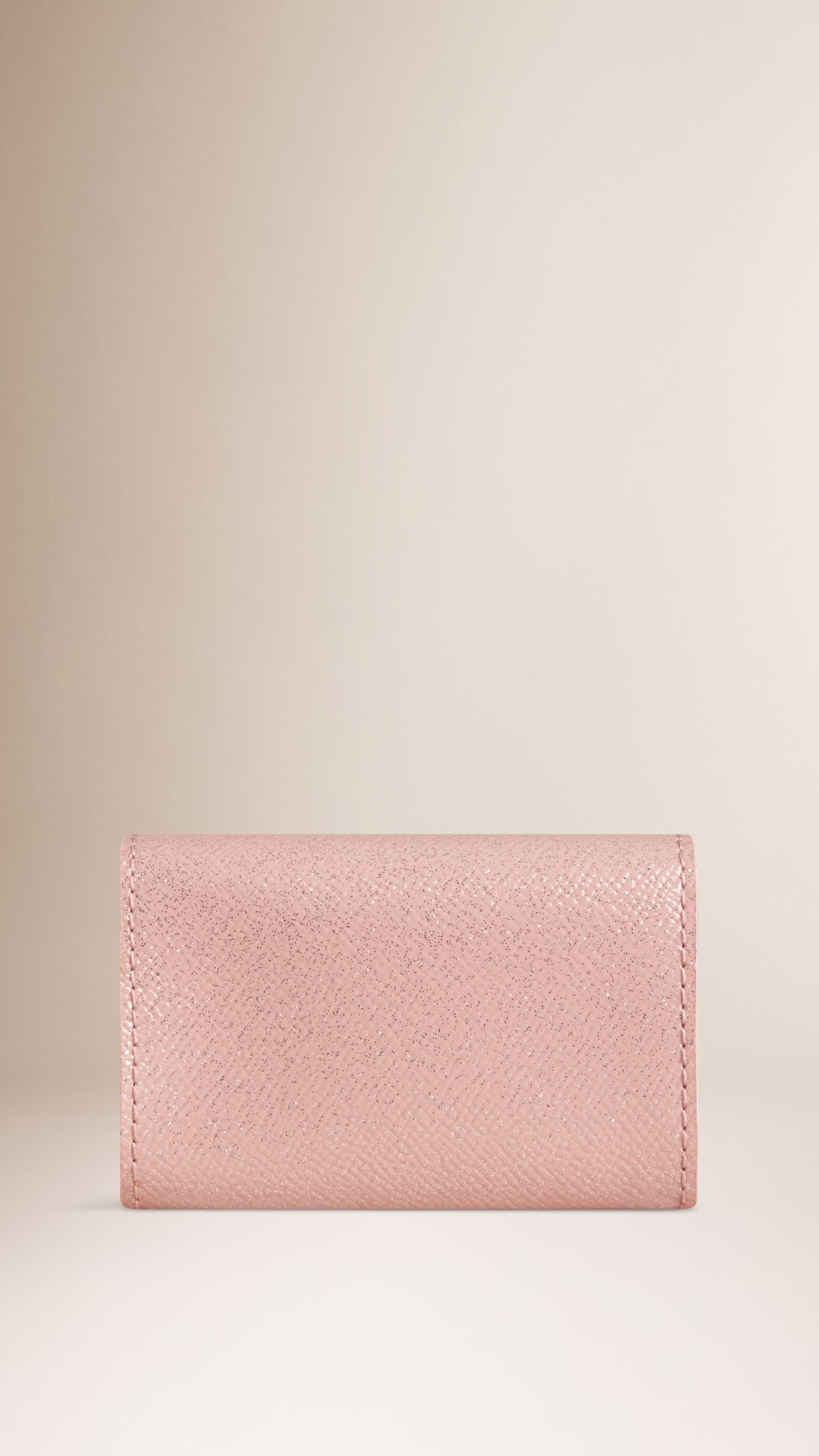 Porte-cartes en cuir London - Pale Orchid