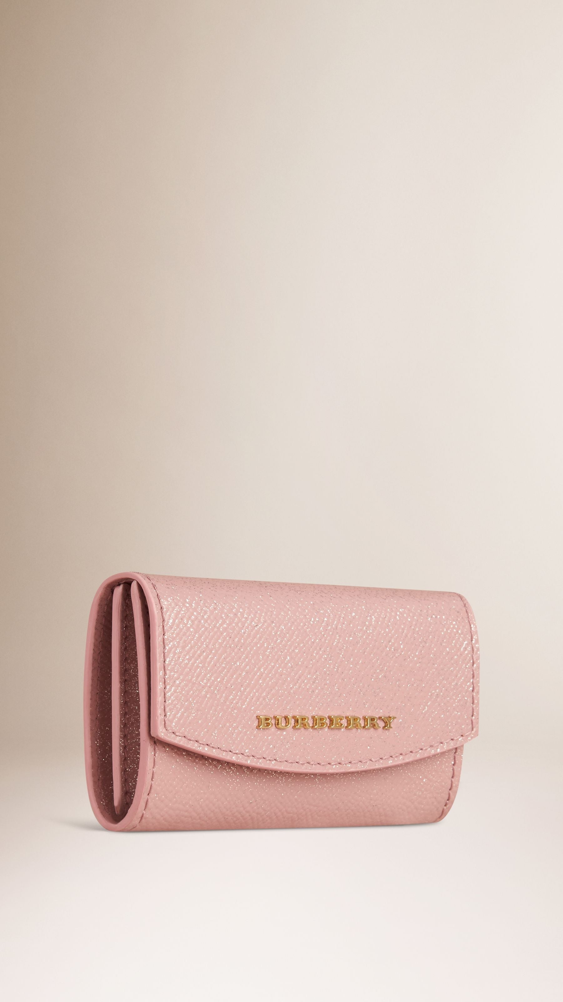 Porte-cartes en cuir London - Pale Orchid