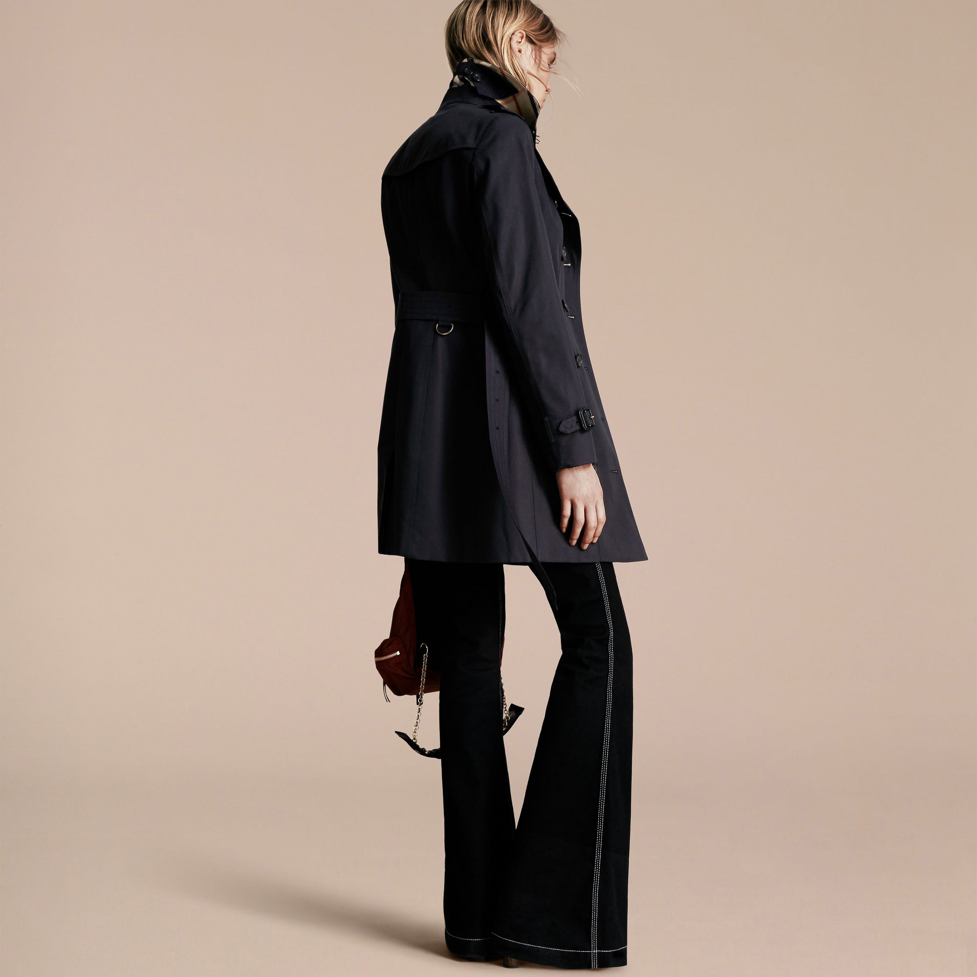 The Sandringham Trench-coat Heritage mi-long - Navy
