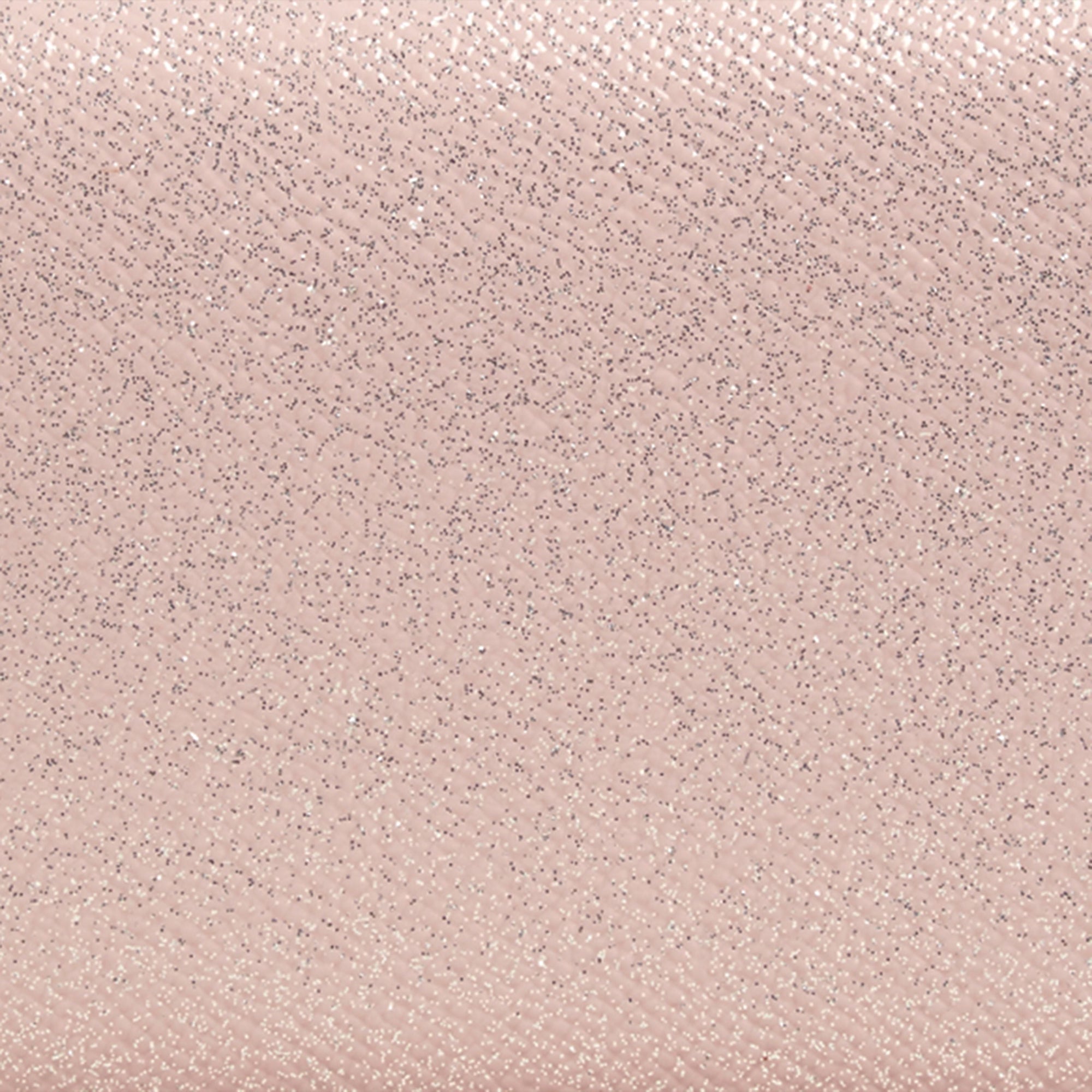 Portefeuille continental en cuir London verni à paillettes - Pale Orchid