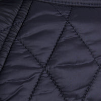 Veste matelassée en nylon avec capuche amovible - Military Navy