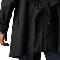The Kensington Trench mi-long - Navy