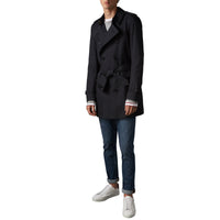 The Kensington Trench mi-long - Navy