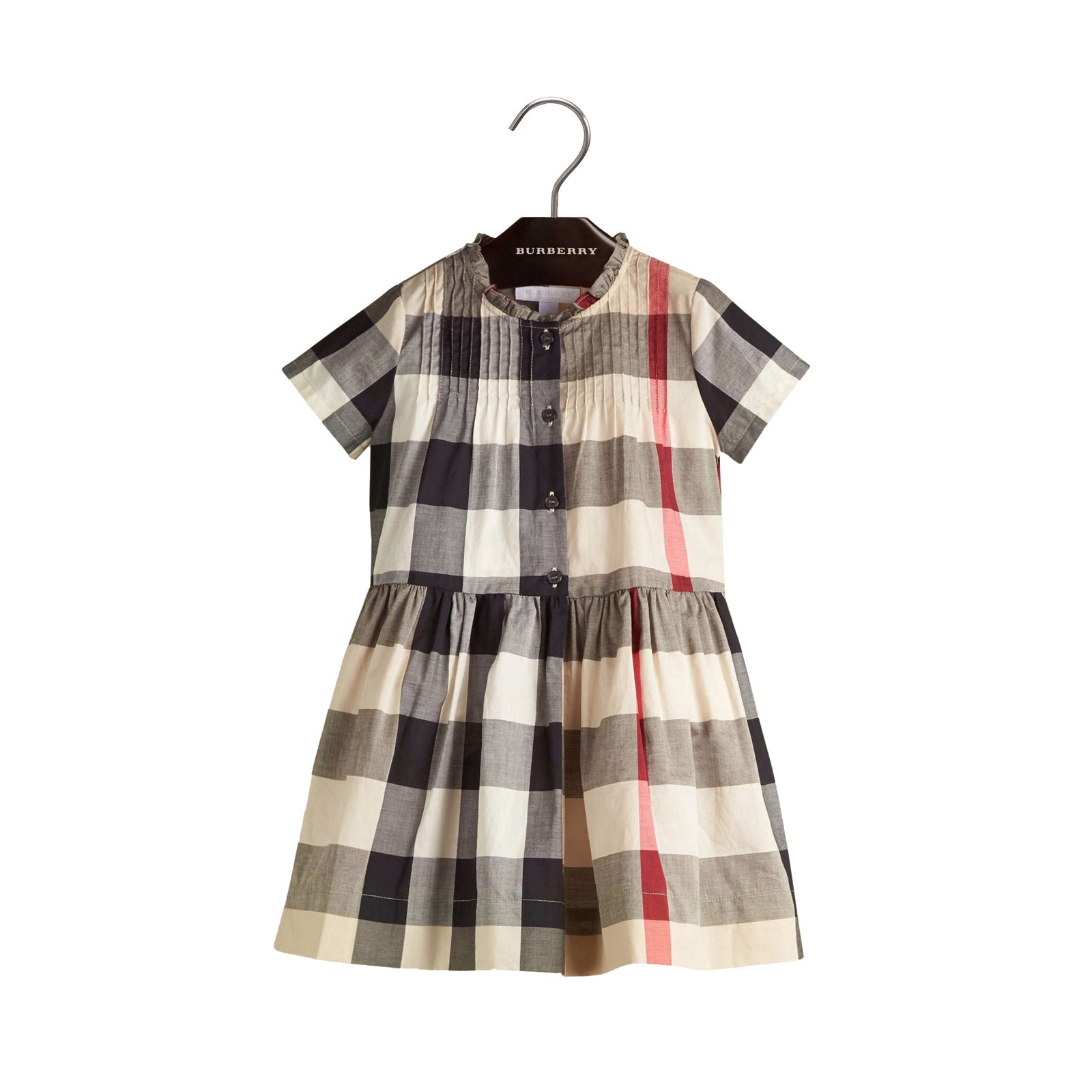 Robe en coton à motif check avec nervures - New Classic Check