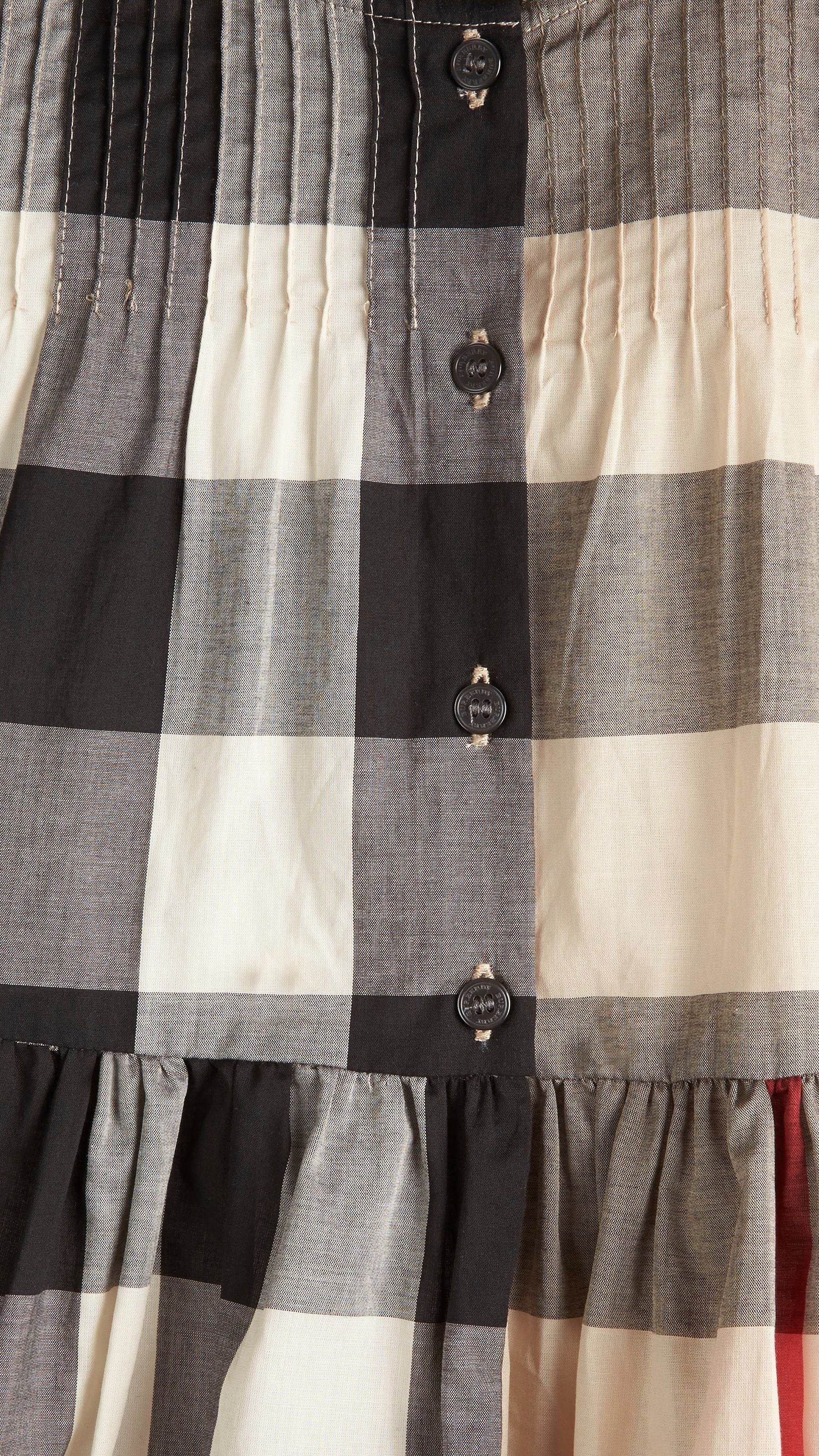 Robe en coton à motif check avec nervures - New Classic Check