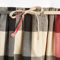 Robe t-shirt en coton à motif check - New Classic Check