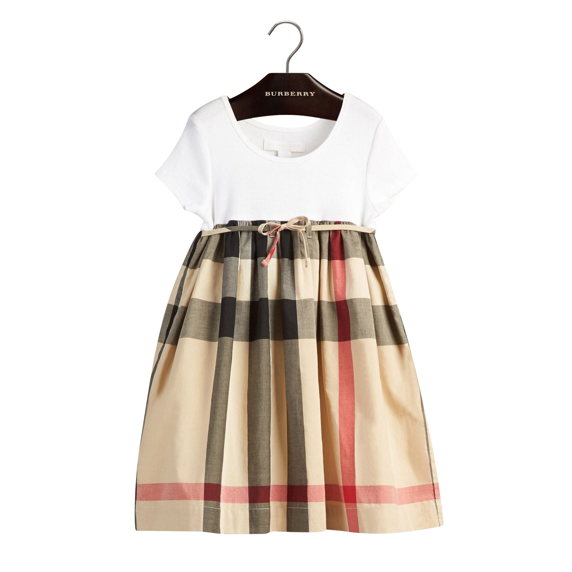 Robe t-shirt en coton à motif check - New Classic Check