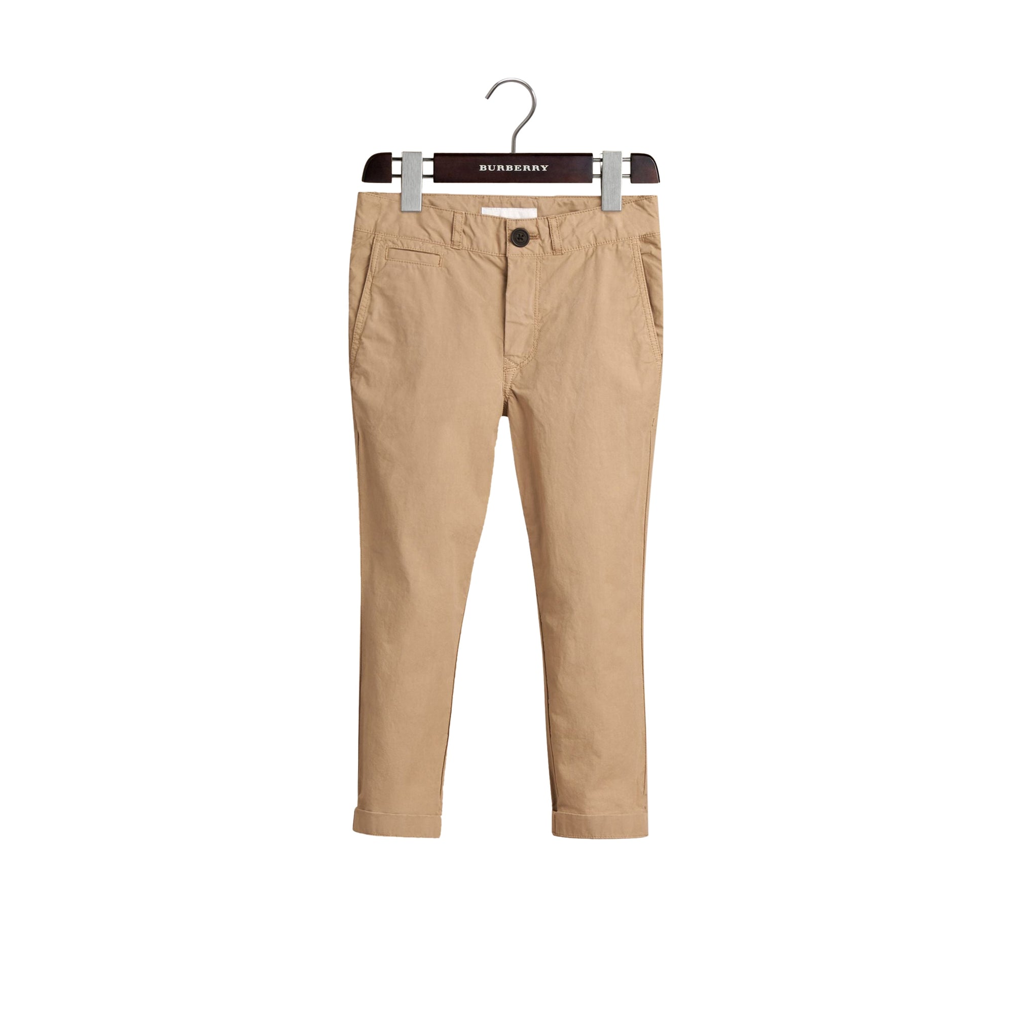 Pantalon chino léger en sergé de coton - Honey