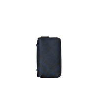 Portefeuille de voyage à motif London check - Navy & Black