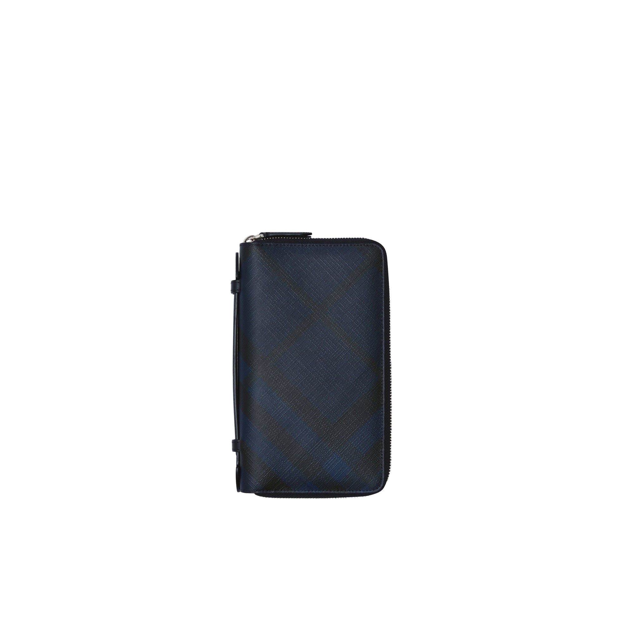 Portefeuille de voyage à motif London check - Navy & Black