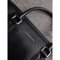 Sac The Barrow fin en cuir London - Black