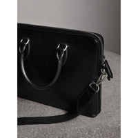 Sac The Barrow fin en cuir London - Black
