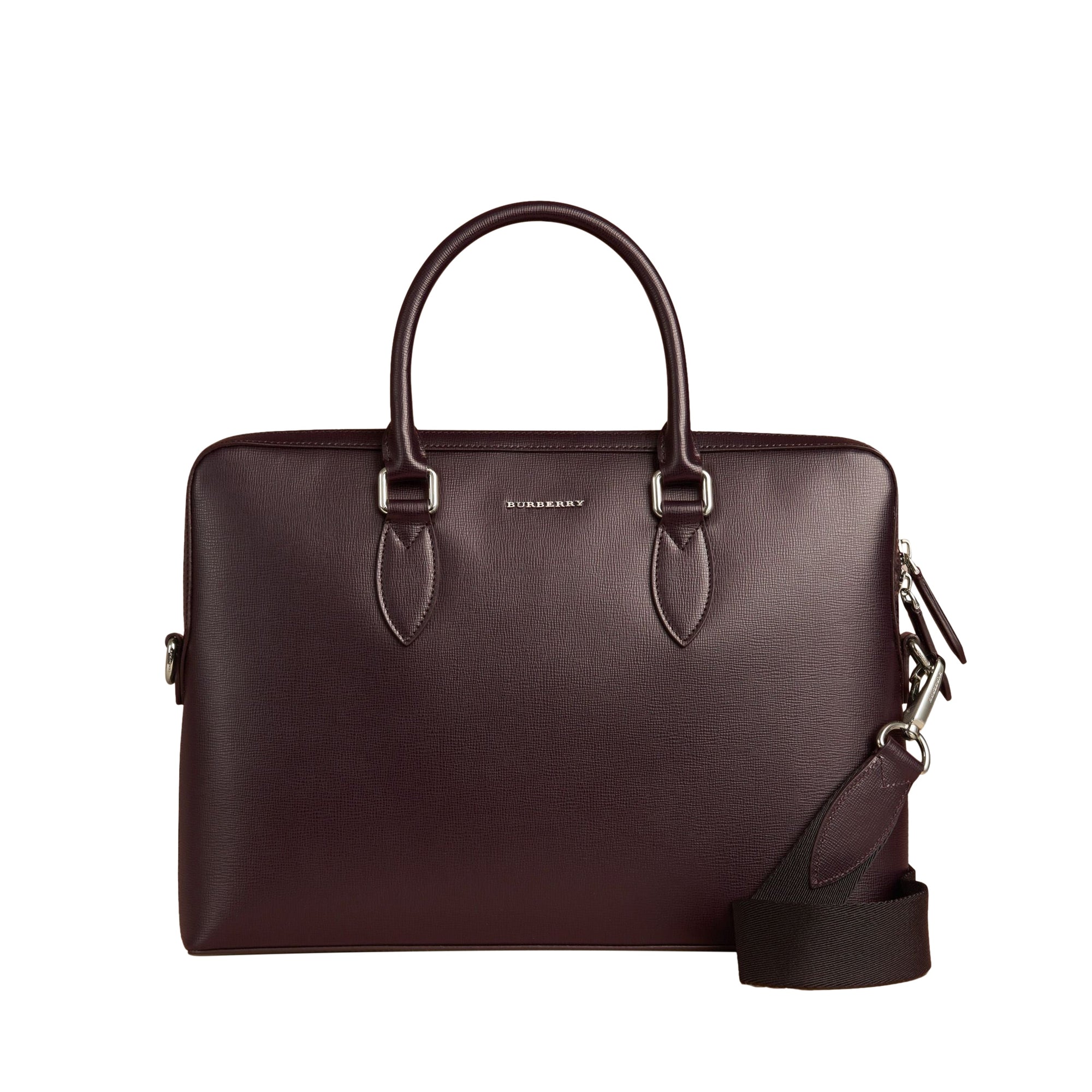 Sac The Barrow fin en cuir London - Wine