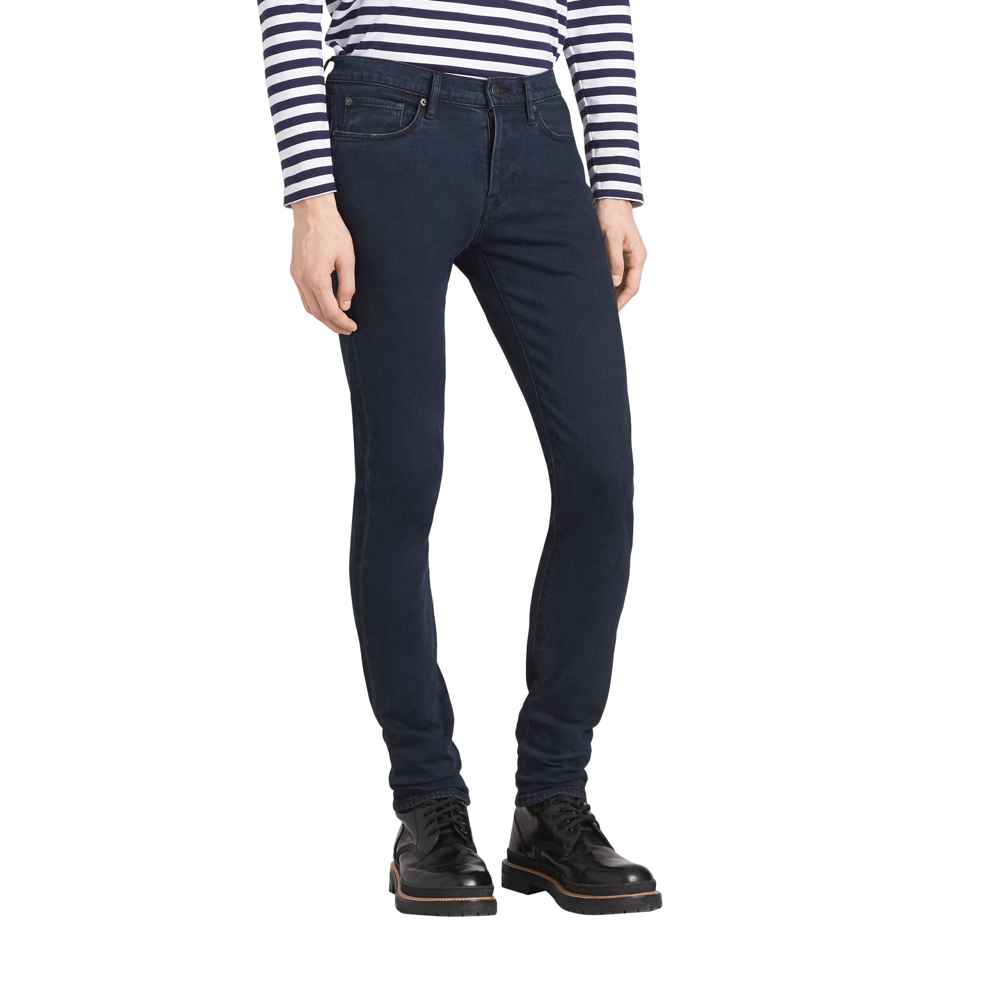 Jean de coupe slim en denim extensible - Dark Indigo