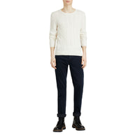 Jean droit en denim stretch - Dark Indigo