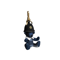 Bijou porte-clés Thomas Bear Bobby en cachemire - Cadet Blue