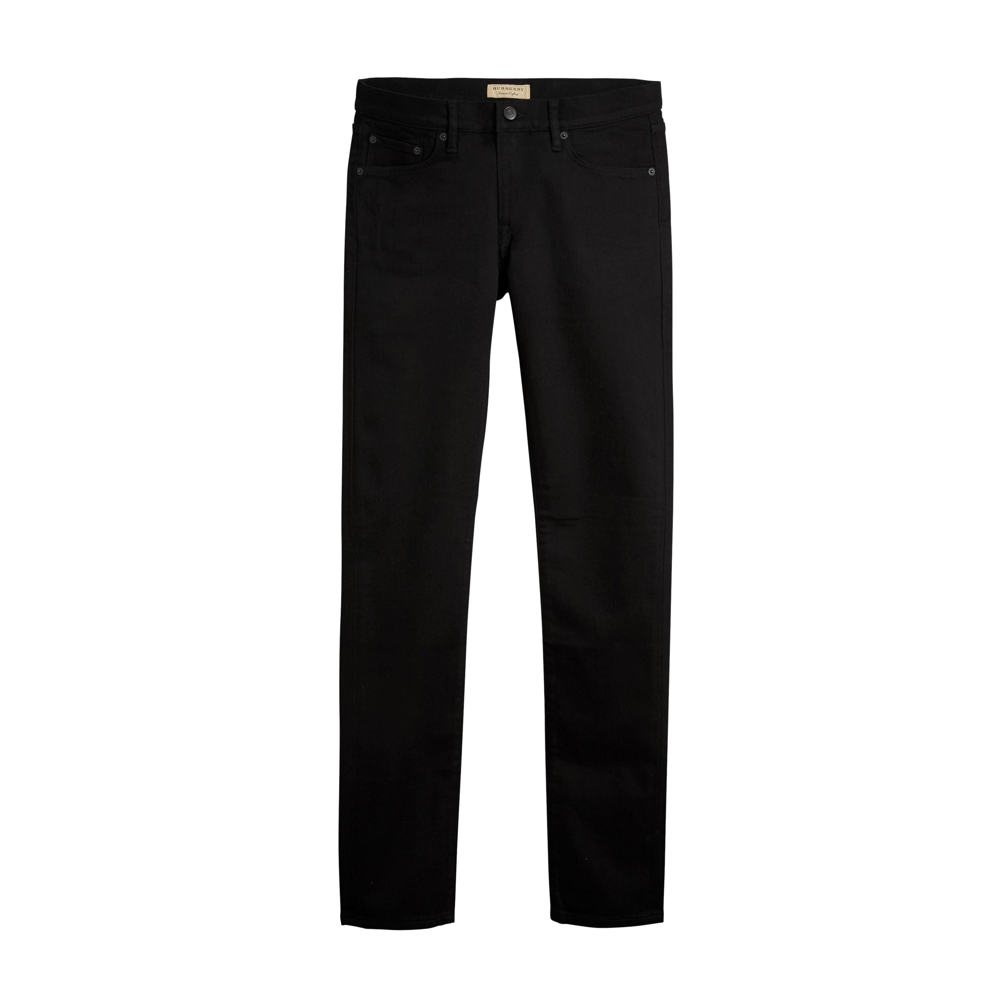 Jean denim extensible de coupe étroite - Black