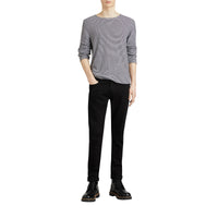 Jean denim extensible de coupe étroite - Black