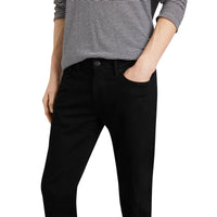 Jean denim extensible de coupe étroite - Black