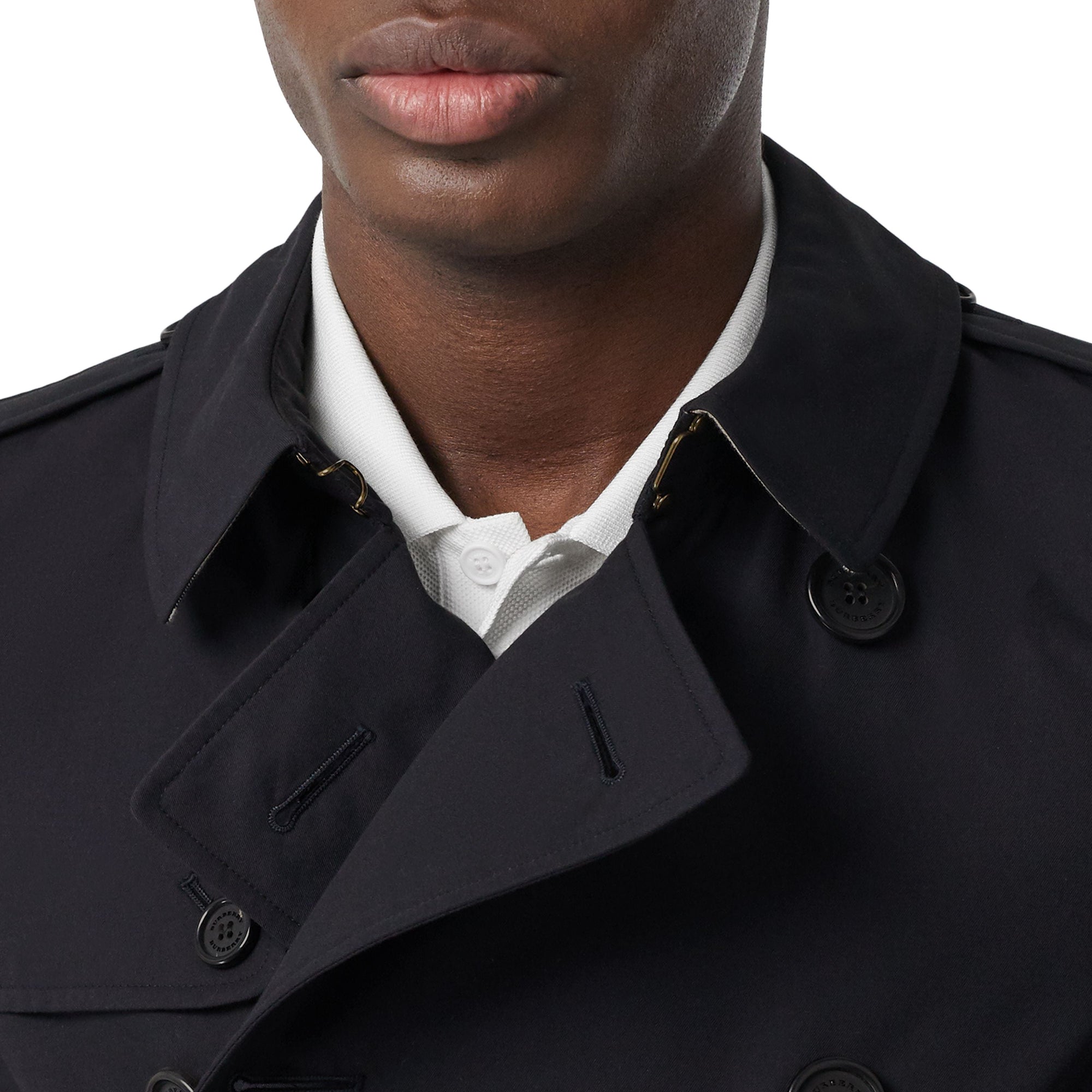 The Sandringham Trench mi-long - Navy