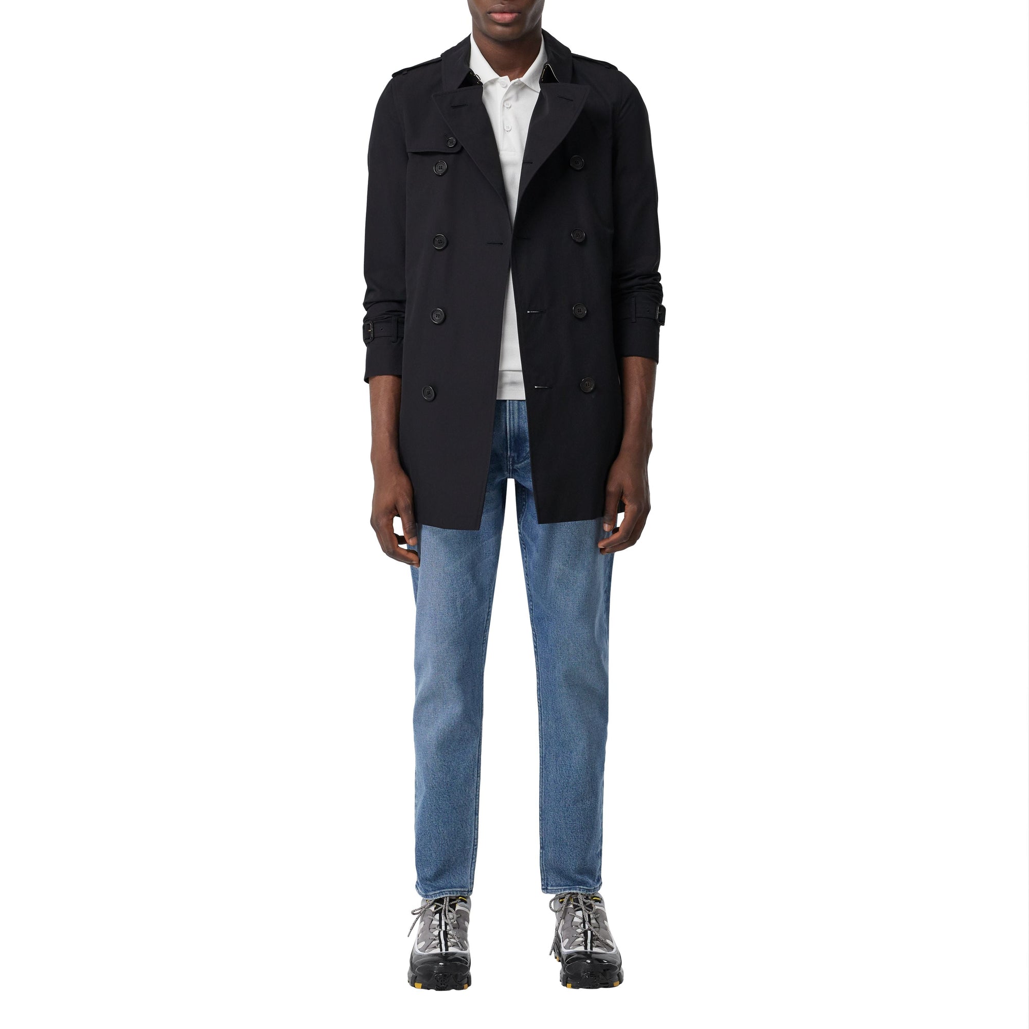The Sandringham Trench mi-long - Navy