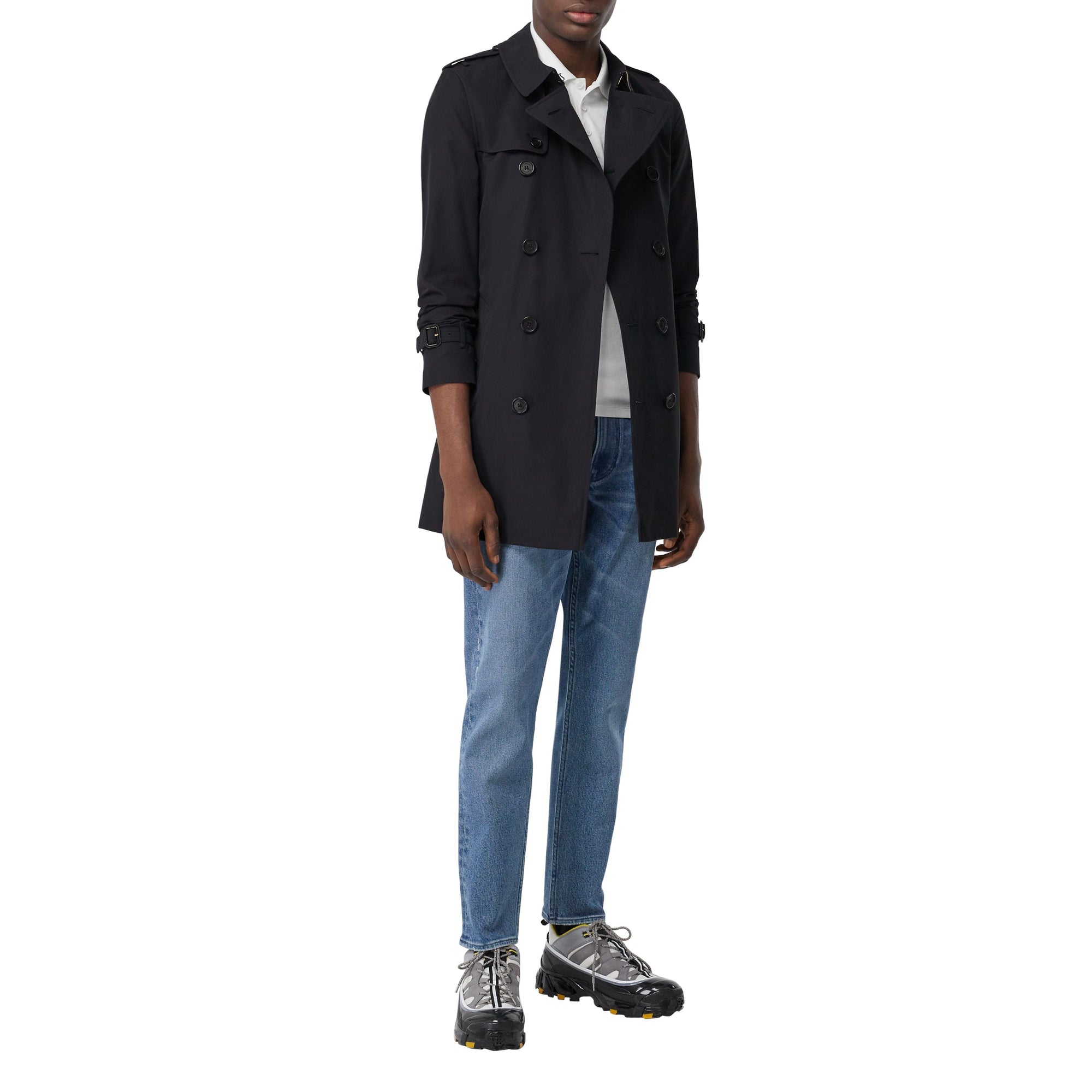 The Sandringham Trench mi-long - Navy