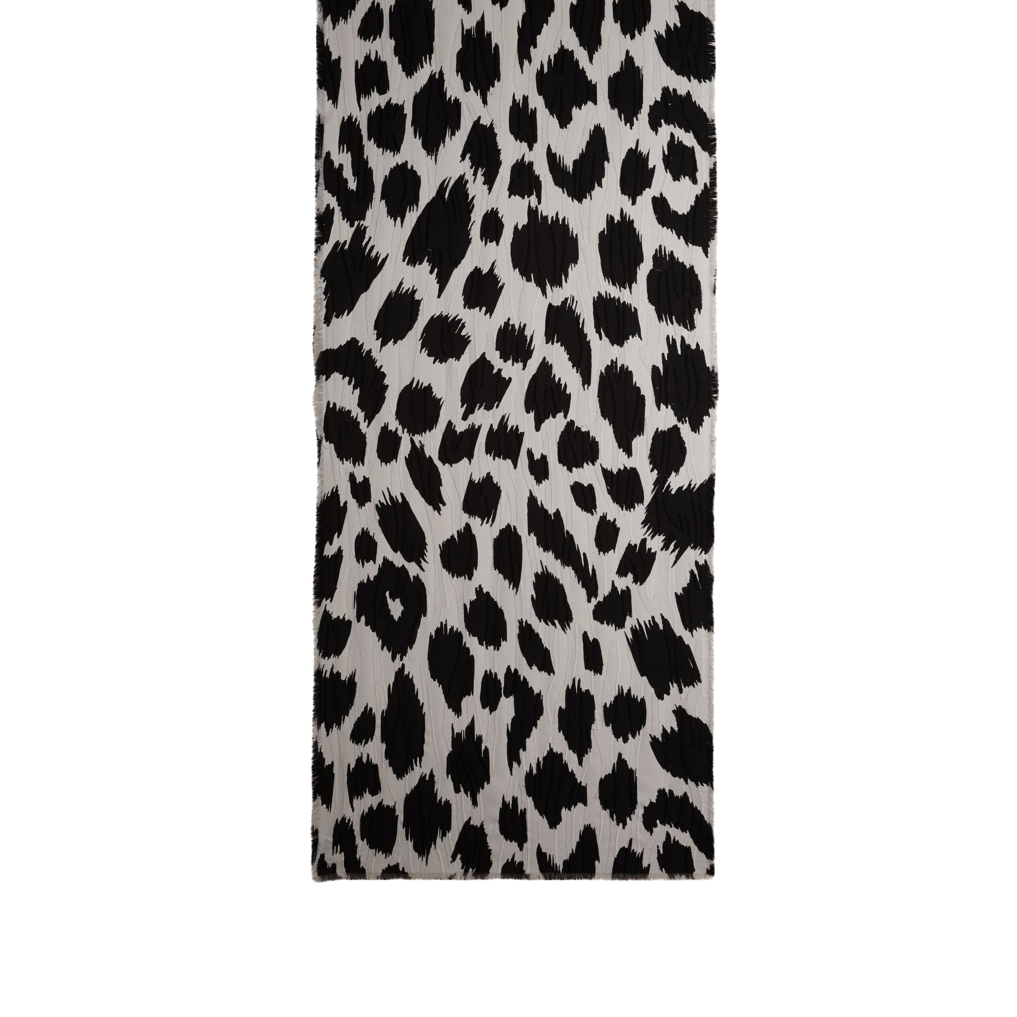 Écharpe Fauve en cachemire laine & soie - Stone & Black
