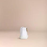Tennis montantes en cuir - White
