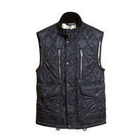 Veste sans manches matelassée à poches multiples - Navy
