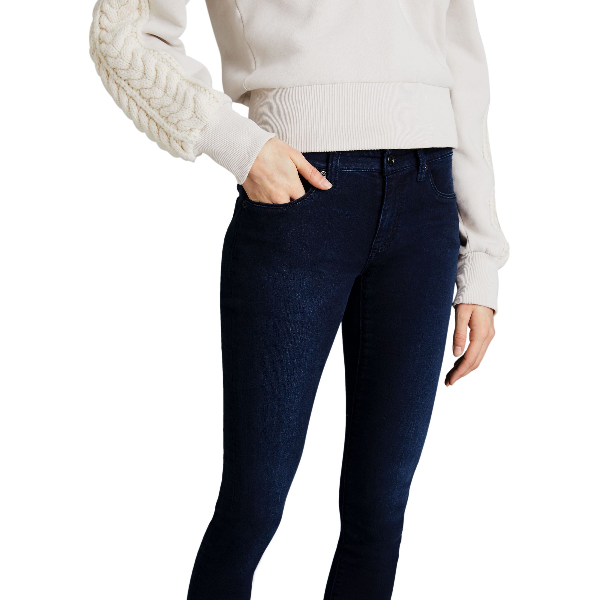 Jean de coupe skinny en denim ultra-stretch - Dark Indigo