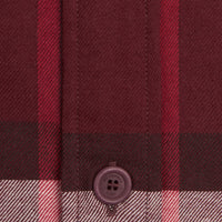 Chemise en flanelle de coton à motif check - Claret