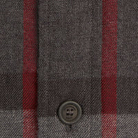 Chemise en flanelle de coton à motif check - Charcoal
