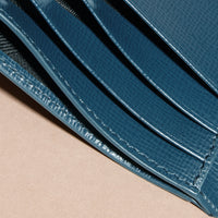 Porte-cartes en cuir London - Mineral Blue
