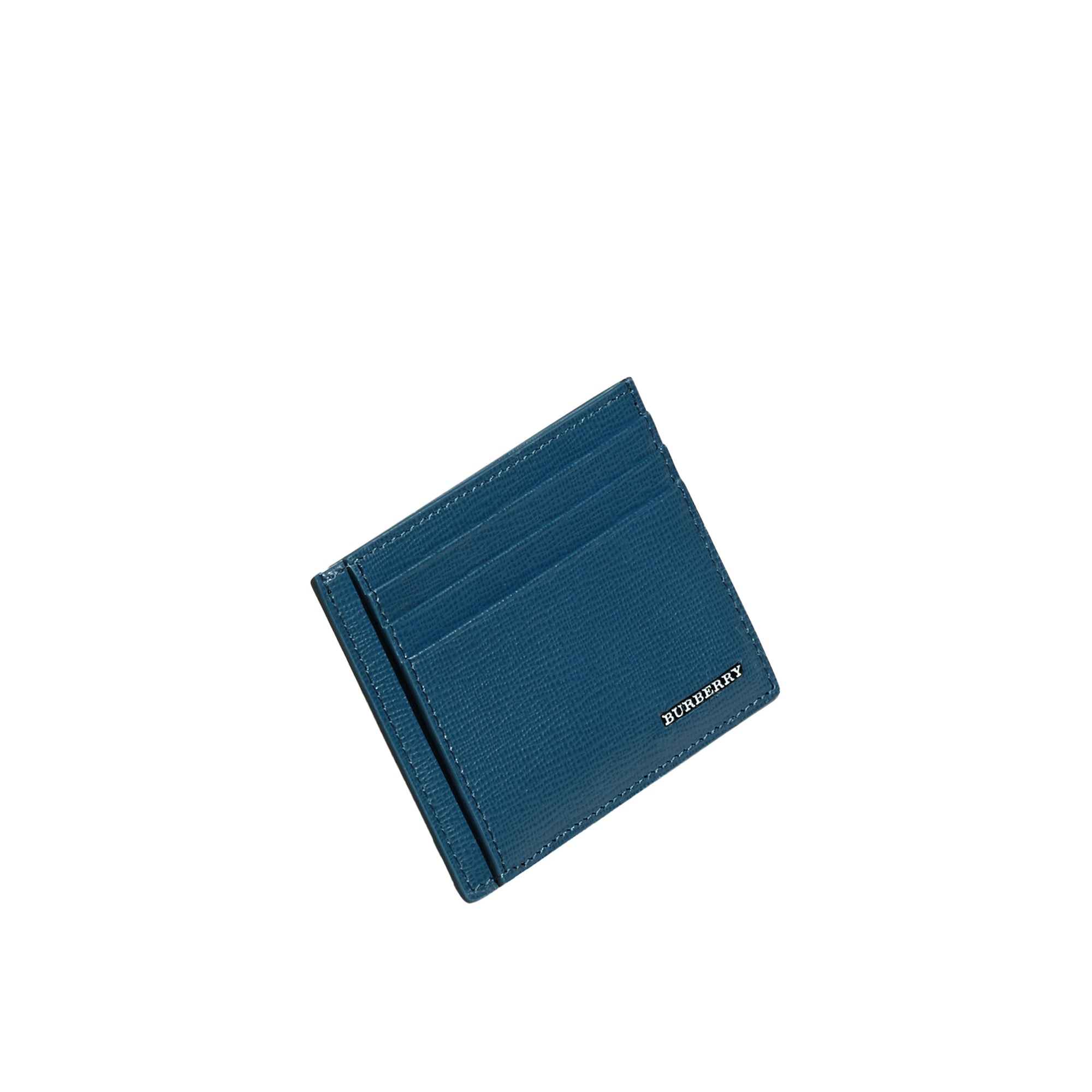Porte-cartes en cuir London - Mineral Blue
