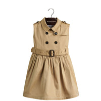 Robe trench en coton extensible - Honey