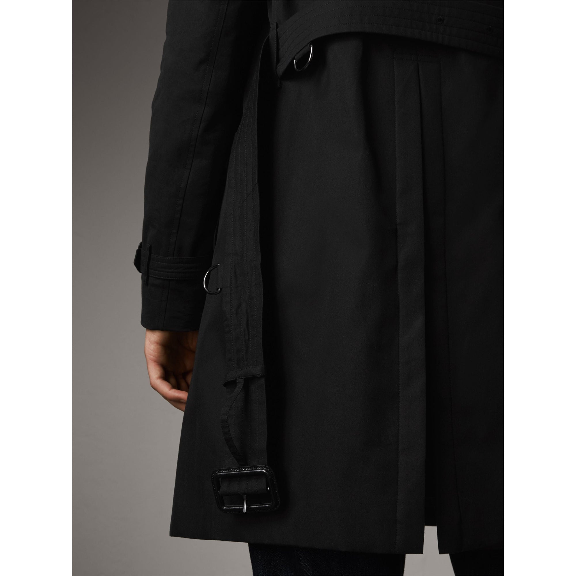 The Chelsea Trench long - Black