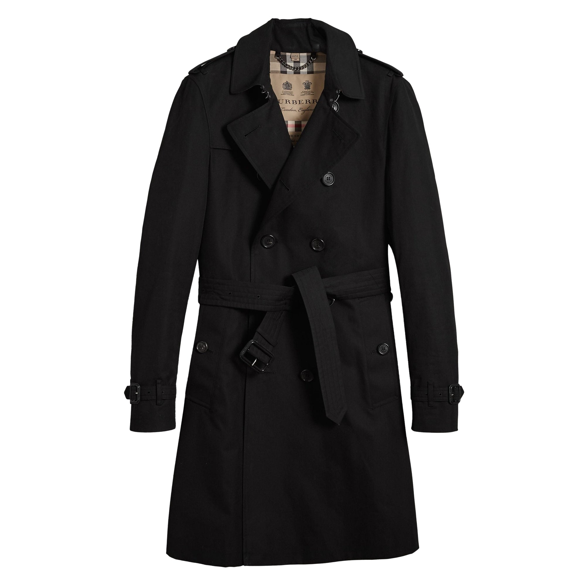 The Chelsea Trench long - Black