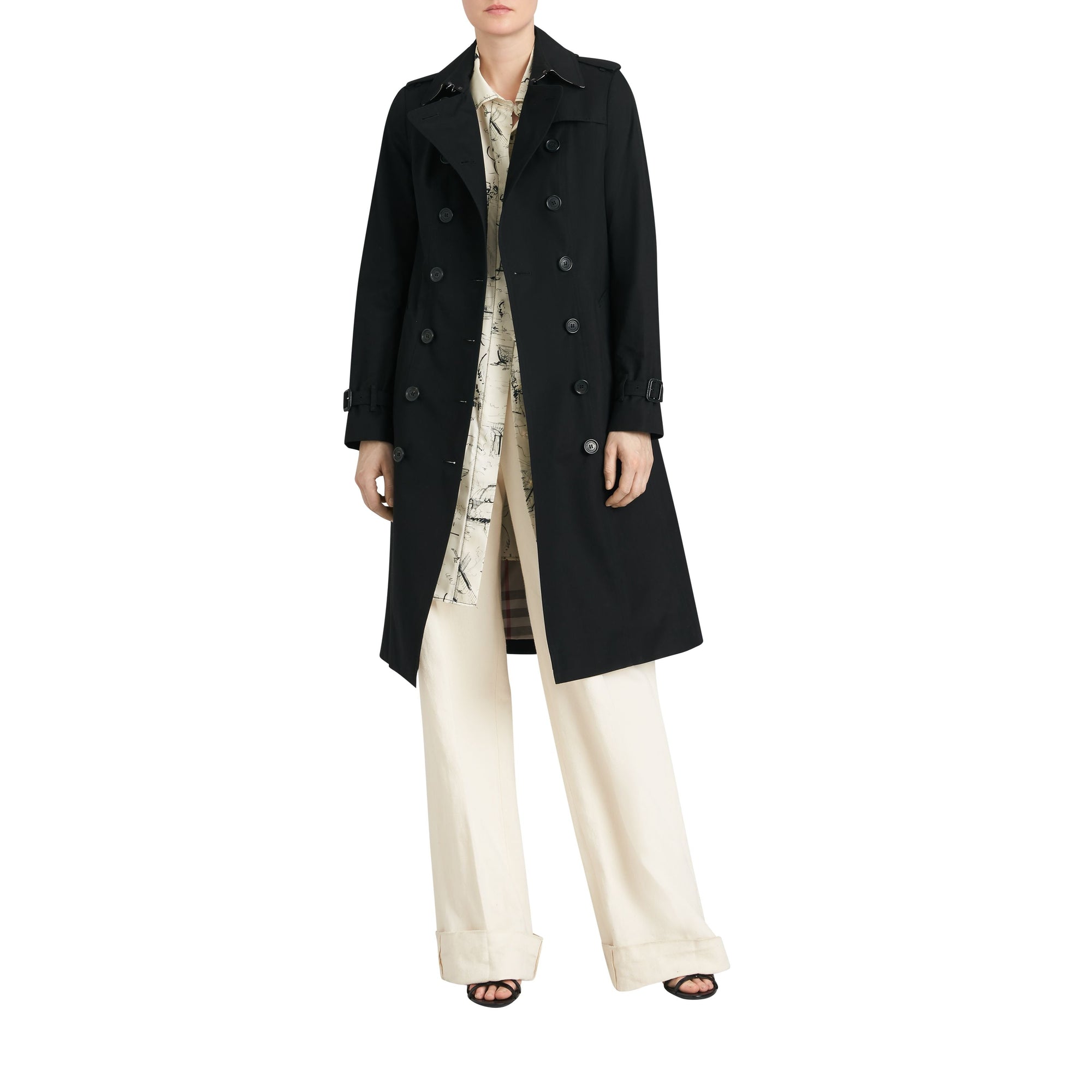 The Sandringham Trench extra-long - Black