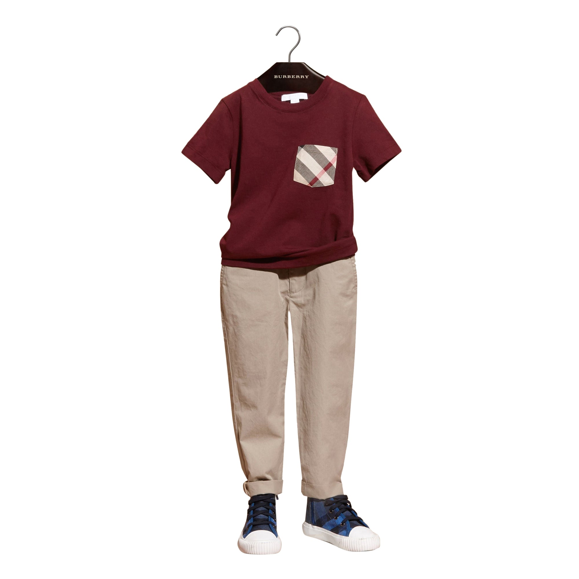 Pantalon chino en coton - Taupe