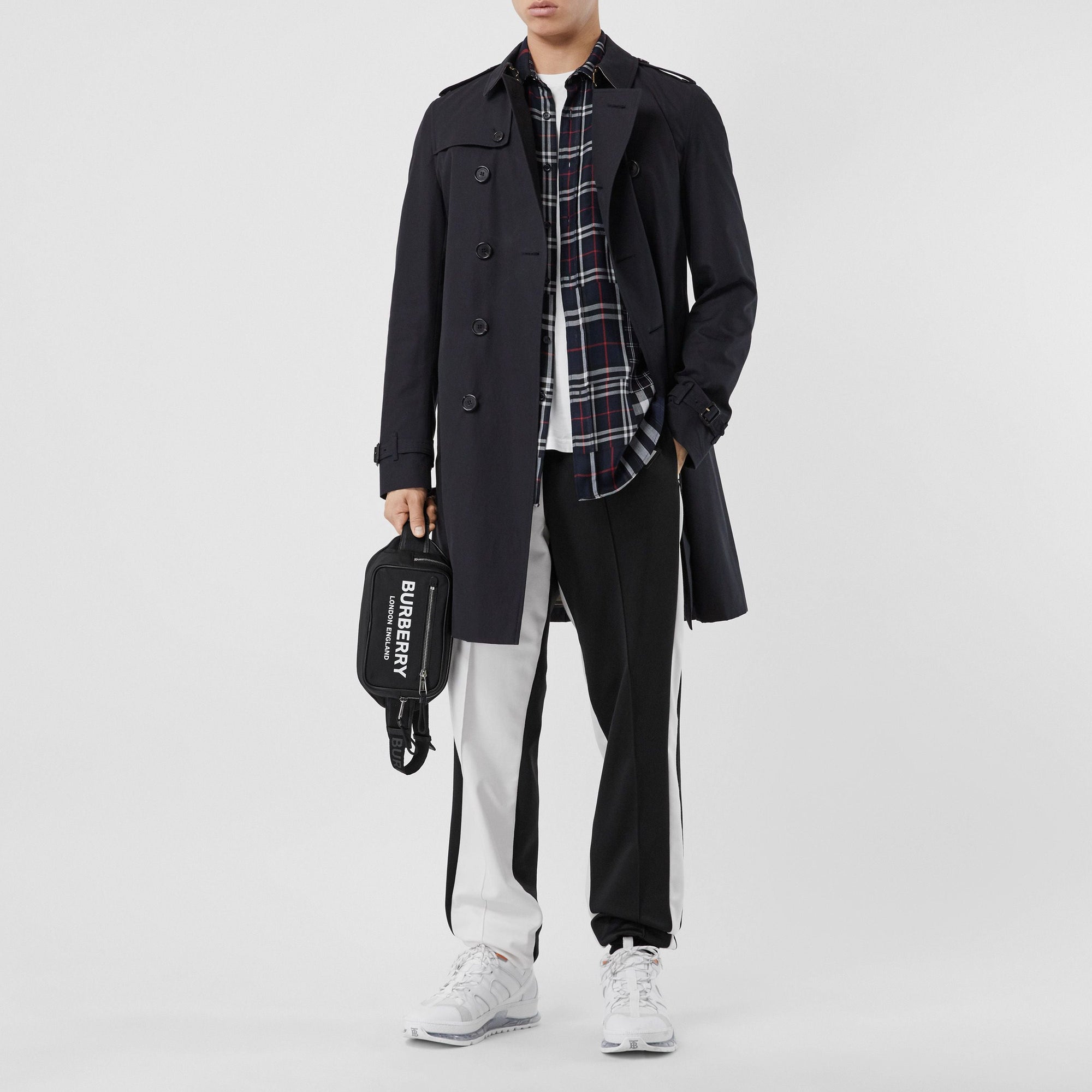 The Chelsea Trench long - Navy