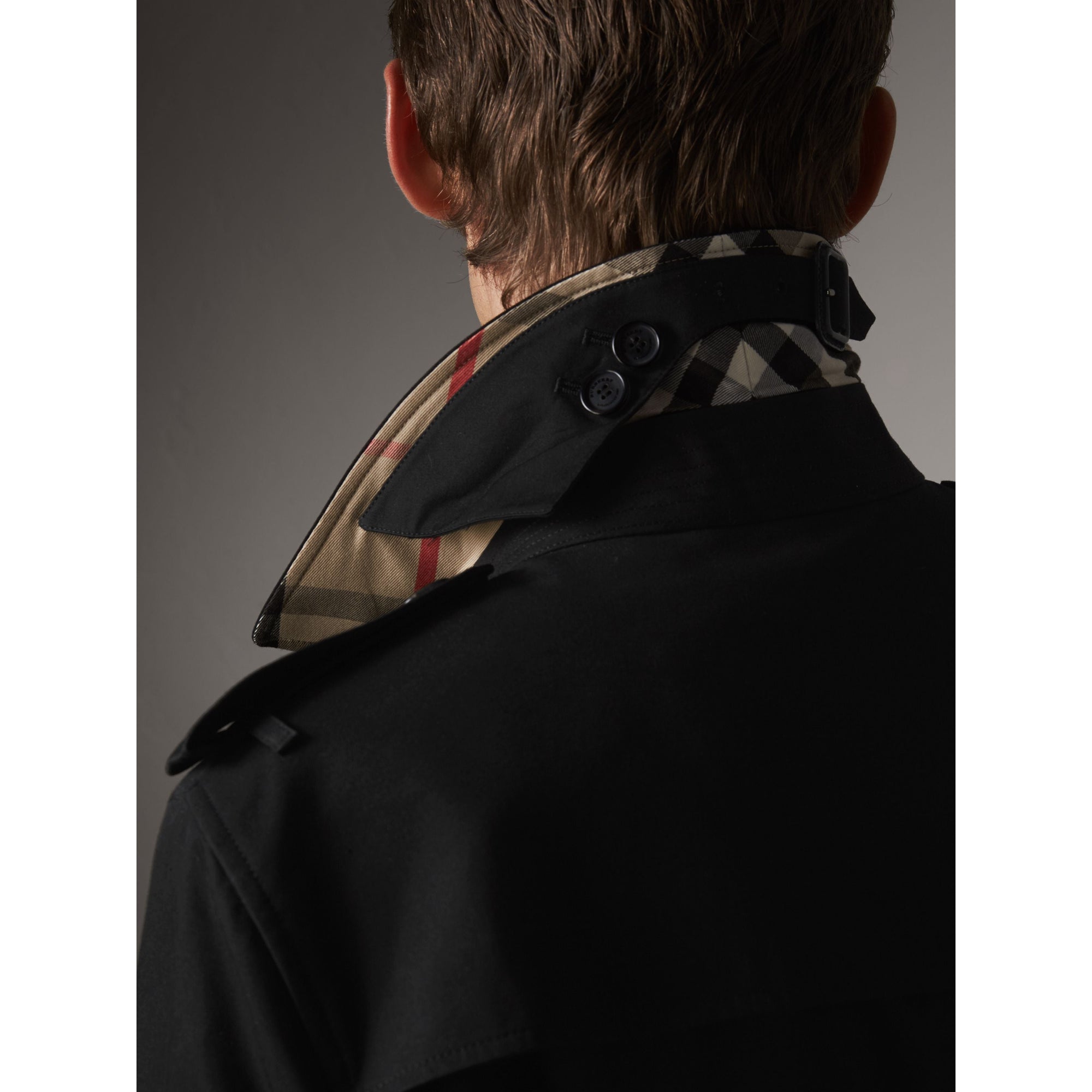 The Chelsea Trench Heritage mi-long - Black
