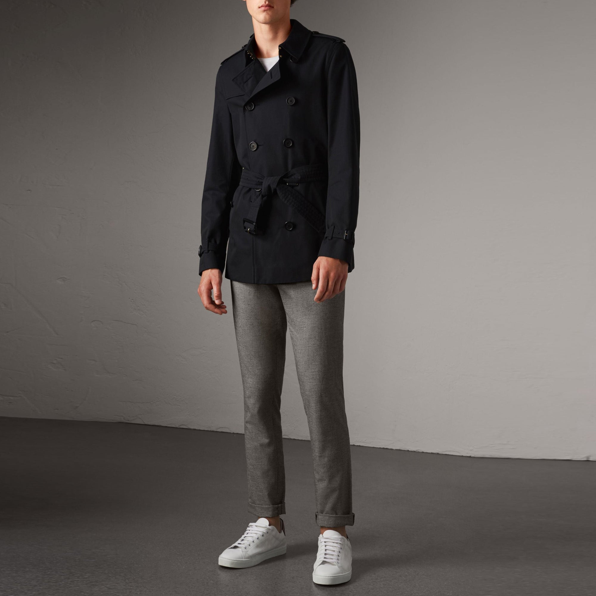 The Chelsea Trench mi-long - Navy