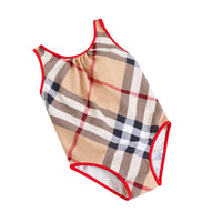Maillot de bain une pièce à motif check - New Classic Check