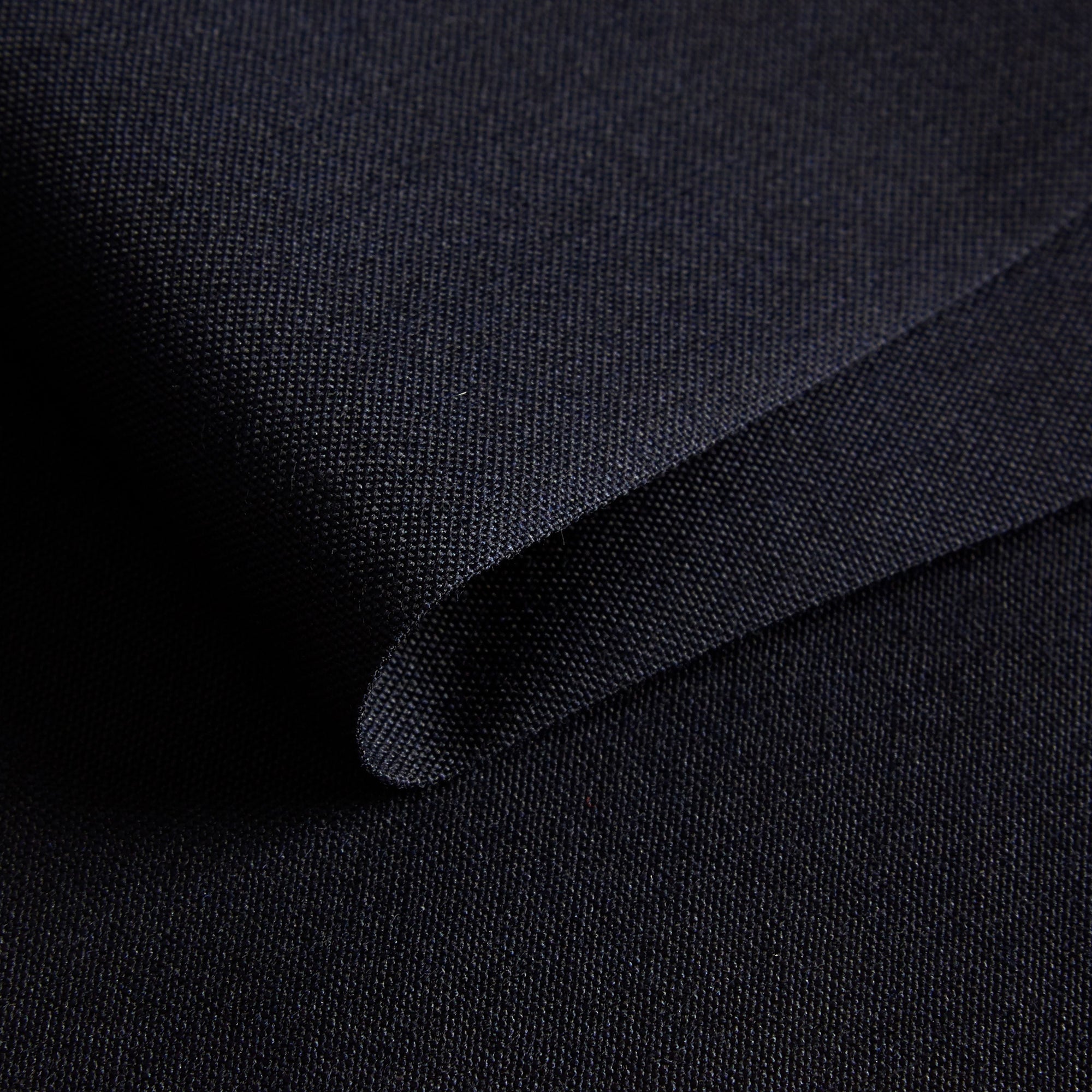 Pantalon de coupe slim en laine - Navy