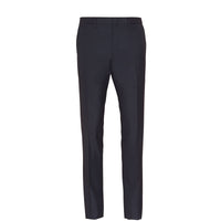 Pantalon de coupe slim en laine - Navy